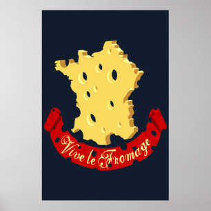 Poster Vive le Fromage