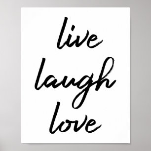 Poster Vivent l'affiche d'amour de rire