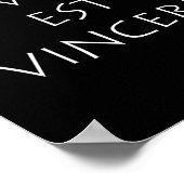 Poster Vivere est vincere (Coin)