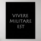 Poster Vivere militare est (Devant)