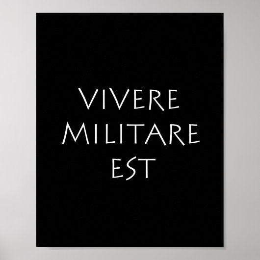 Poster Vivere militare est (Devant)