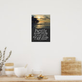 Poster Vivez dans la présente citation Thoreau (Cuisine)