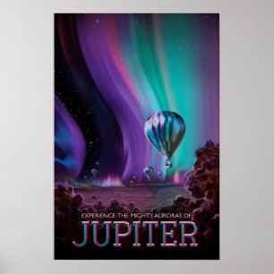 Poster Vivez L'Expérience Des Puissants Aurora De JUPITER