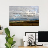 Poster Vivez une bonne vie - Marcus Aurelius (Bureau à domicile)