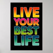 Poster Vivez votre meilleure vie (Devant)