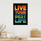 Poster Vivez votre meilleure vie (Cuisine)