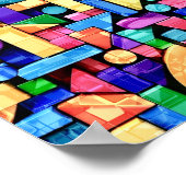 Poster Vivid Geometric Flow (Coin)