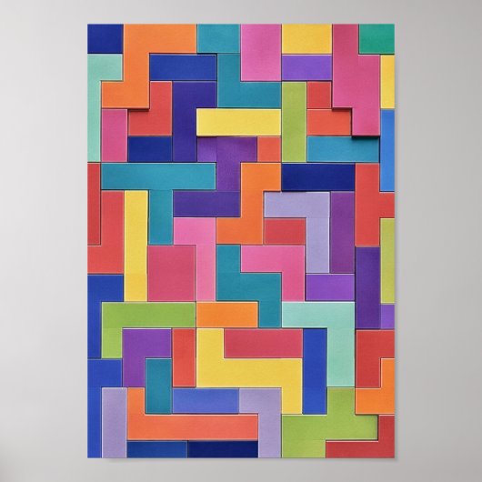 Poster Vivid Grid (Devant)