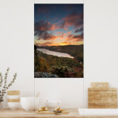 Poster Vivid Sunrise Over Lake Of The Clouds (Cuisine)