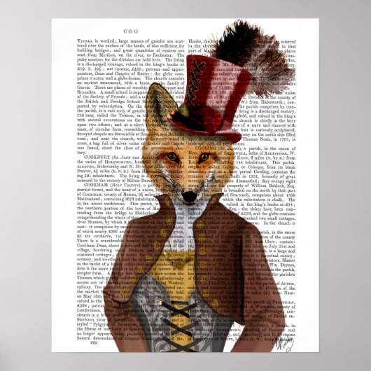 Poster Vivienne Steampunk Fox (Devant)