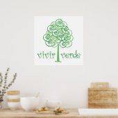 Poster Vivir Verde (Cuisine)