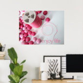 Poster vivre (Bureau à domicile)