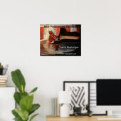 Poster Vivre à Amsterdam (Bureau à domicile)