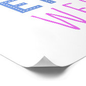 Poster Vivre bien, c'est bien manger | Manger sainement (Coin)