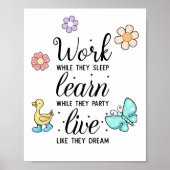 Poster Vivre Comme Ils Rêvent (Devant)