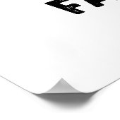 Poster Vivre Dans La Voie Rapide Drôle Bowling Pun (Coin)