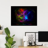 Poster Vivre dans le paradis d'un rasoir (Bureau à domicile)