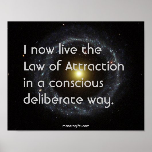 Poster Vivre délibérément (Devant)