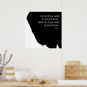 Poster Vivre et apprendre (Cuisine)