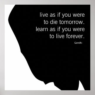 Poster Vivre et apprendre