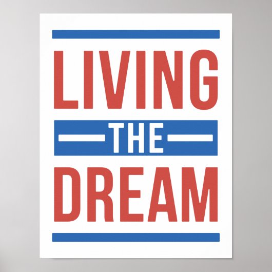 Poster Vivre Le Rêve (Devant)