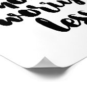 Poster Vivre plus sans souci (Coin)