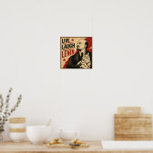 Poster Vivre Rire Lénine (Cuisine)