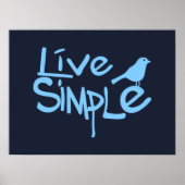 Poster Vivre Simplement (Devant)