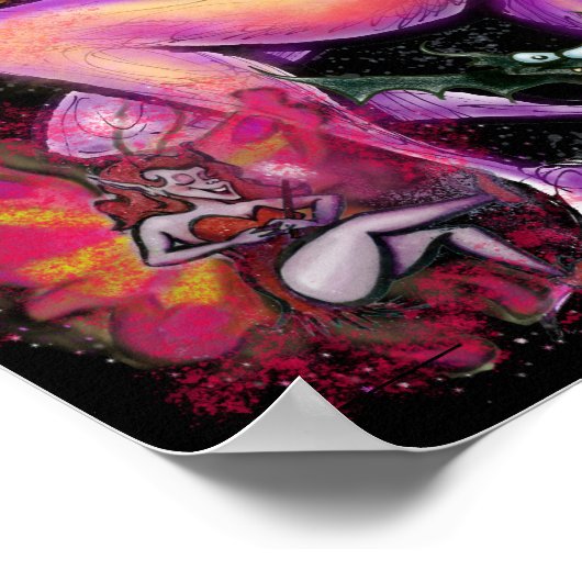 Poster Vixens d'Halloween (Coin)