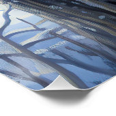 Poster Vizla Laisser neiger Noël (Coin)