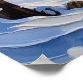 Poster Vizsla Christmas Boat Holiday (Coin)