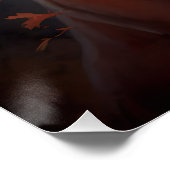 Poster Vizsla d'Halloween avec la peur Citrouille (Coin)