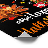 Poster Vizsla Lover Halloween Joyeux Noël Joyeux Happy Ha (Coin)