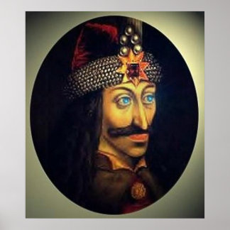 Poster Vlad Ţepeş couleur