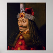 Poster Vlad Tepes Dracula Impaler Voivode de Wallache (Devant)