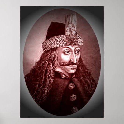 Poster Vlad Ţepeş rouge (Devant)