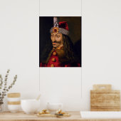 Poster Vlad tepes Vaccin Voivode portrait Dracula histor (Cuisine)