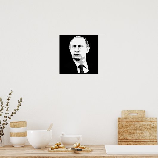 Poster Vladimir Poutine (Cuisine)