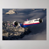 Poster Vliegtuig (Voorkant)