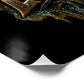 Poster VLLC Play The Long Game Motivation Alligator Art (Coin)