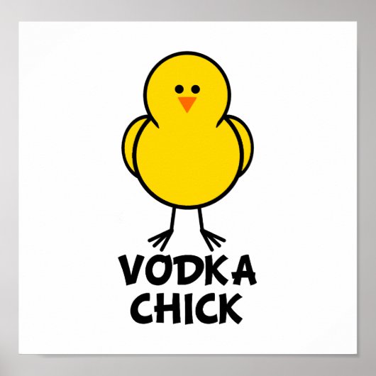 Poster Vodka Chick (Devant)
