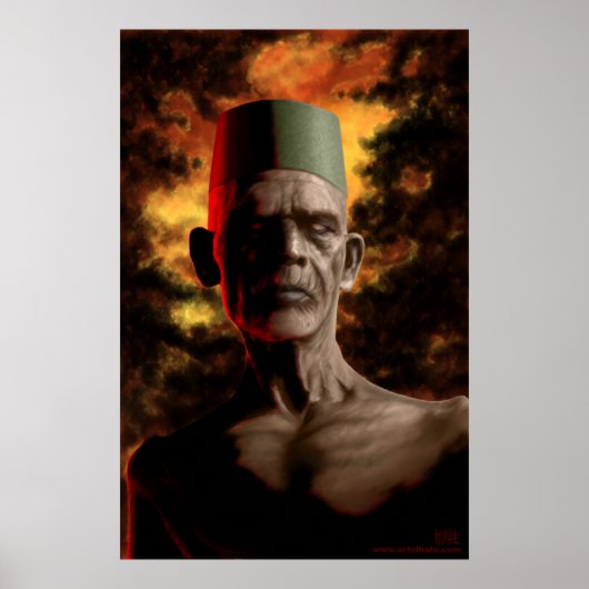 Poster "Vodun Bokor" par HATE (Devant)