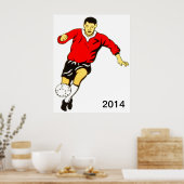 Poster Voetbal (Keuken)