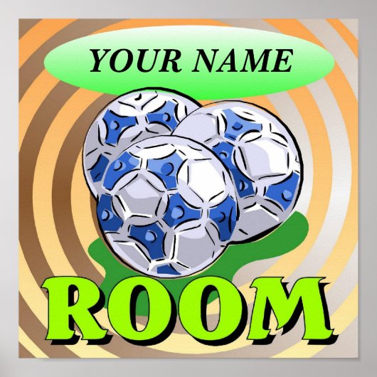 Poster Voetbal (Voorkant)