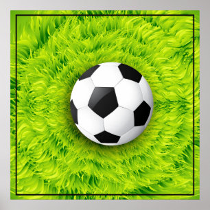 Poster-Voetbal 24 x 24 inch Poster