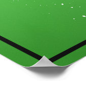 Poster-Voetbal 24 x 24 inch Poster (Hoek)