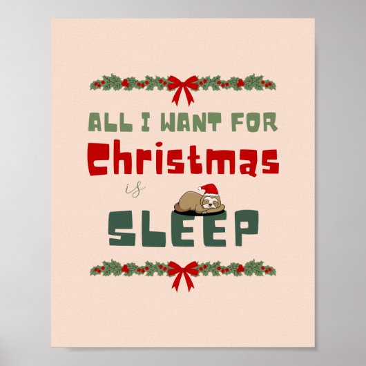 Poster Vœu de Noël (Devant)