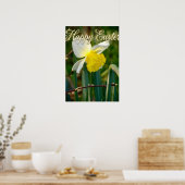 Poster Vœux de jonquille et de Pâques (Cuisine)