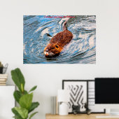 Poster Vœux de Noël M. Whiskers (Bureau à domicile)