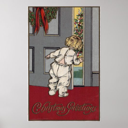 Poster voeux de NoëlKid Pékin pour Père Noël (Devant)